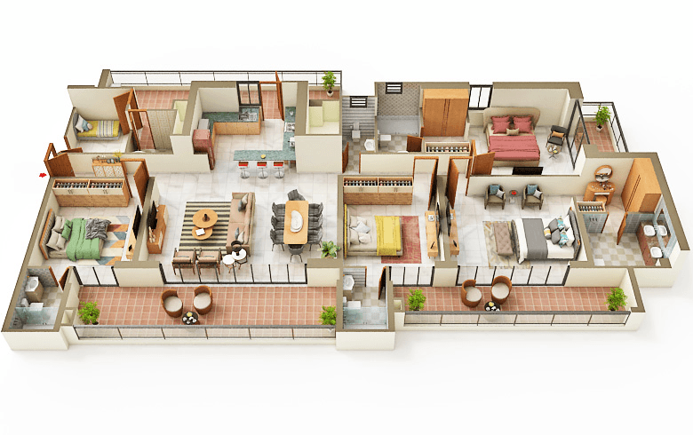 4 BHK Apartment